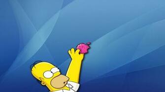 Apple Simpsons Wallpaper