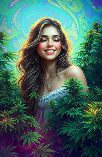 Girl Weed Wallpaper