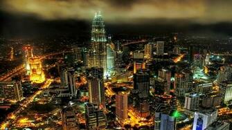 Dynamic City Background Desktop Image