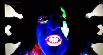 Glow In The Dark Body Painting Art Wide Wallpaper