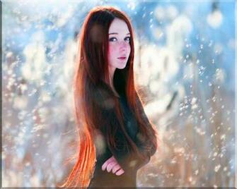 Pretty Redhead Computer Wallpaper Desktop Background