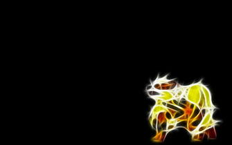 Pokemon Arcanine Wallpaper Black