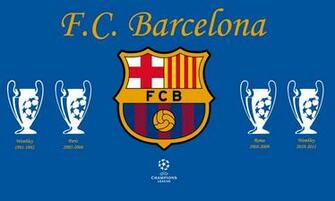 Fc Barcelona Champion S Blue Wallpaper