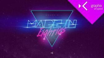 Made In 80s Wallpaper Art Speed Graphic Design Concept
