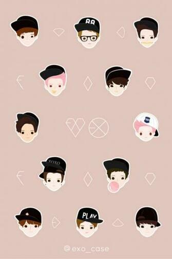 Case Phone Wallpaper Exo Xoxo Ot12 Beige Ver Crexo Xpx Football