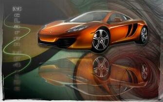 Enjoy This Mclaren Mp4 12c Background Wallpaper