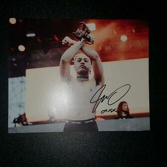Xxxtentacion Autographed Signed Inch Photograph Jahseh