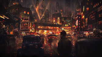 Wallpaper Futuristic Cyberpunk Future World 4k Art