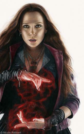 Scarlet Witch Drawing By Quelchii