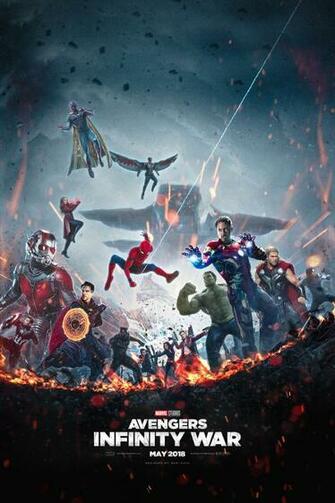 Avengers Infinity War Poster By Bakikayaa