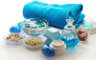Spa Supplies Wallpaper