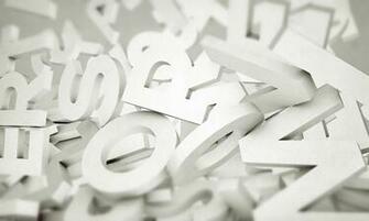 Letters Widescreen Wallpaper
