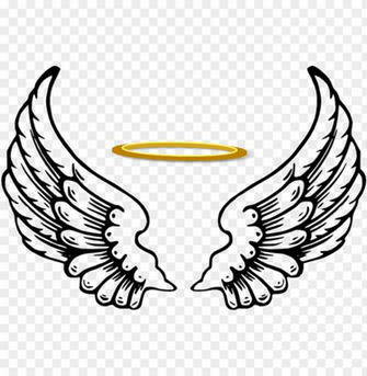 Angel Wings With Halo Wing Png Image Transparent