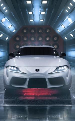 Toyota Supra A91 Cf Carbon Fiber White Sports Car