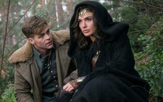 Steve Trevor And Diana Prince In Wonder Woman Wallpaper