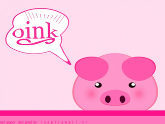 Cute Pig Wallpaper
