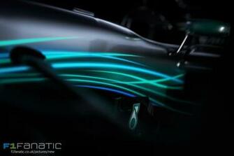Mercedes W08 Teaser Photo F1 Fanatic