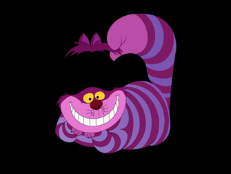 Disney Company Alice In Wonderland Purple Cheshire Cat HD Wallpaper Of