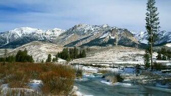 Wallpaper Proslut Nature Background HD Snow Mountains