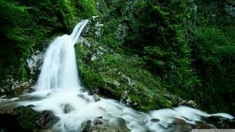 Mountain Waterfall Wallpaper