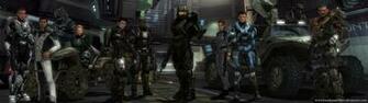 Legends Of Halo Dual Screen Wallpaper By Shaunsarthouse On