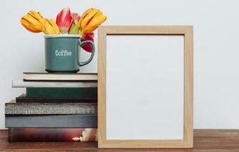 Wallpaper Flowers Photo Books Bouquet Frame Colorful Mug