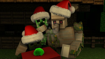 Christmas Minecraft Wallpaper On
