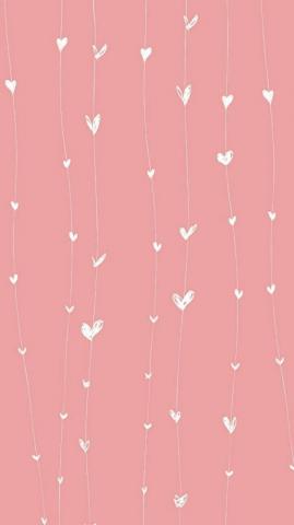 Cute Wallpaper Heart Pink iPhone Vertical