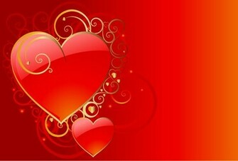 Red Love Heart Wallpaper Hearts Simple