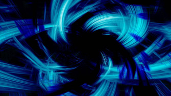 Neon Blue Aesthetic Wallpaper