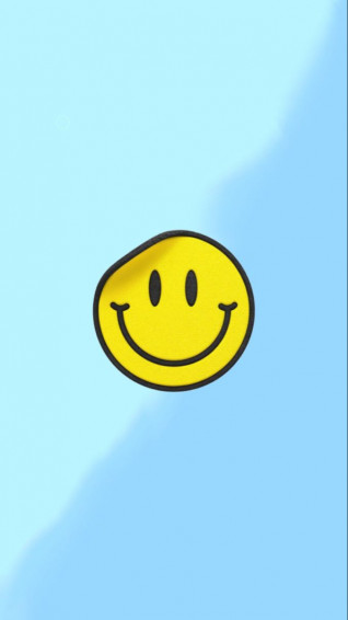 Aesthetic Wallpaper Smiley Face Trendy Emoji