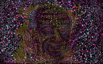 Psychedelic Wallpaper I Did In Similar Technique Featuring Albert