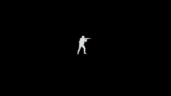 Minimalism Video Games Counter Strike Global Offensive Black