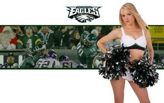 Cheerleader Eagles De Philadelphie Wallpaper
