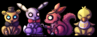 Fnaf Chibi Partay By Neytirix