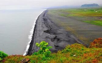 Black Sand Beach Wallpaper Myspace Background