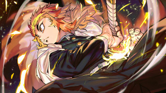 Kyojuro Rengoku Demon Slayer Wallpaper 4k Pc Desktop 6041c