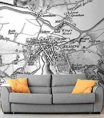 Historic Ordnance Survey Wallpaper Map Old Series