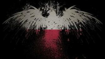 Eagles Flags Wallpaper Polish Poland