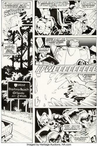 Michael Golden And Joe Rubinstein Micronauts Original
