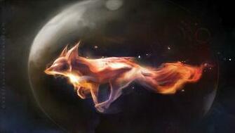 Cute Wall Art Fire Fox