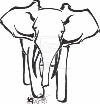 Tribal Elephant By Hammerheadproduction