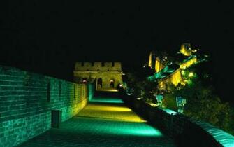 Wallpaper Great Wall Of China Landmark Night
