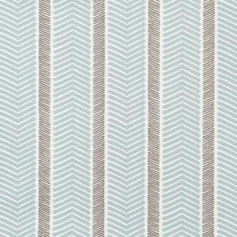 Herringbone Wallpaper Aqua Cocoa Serena Lily