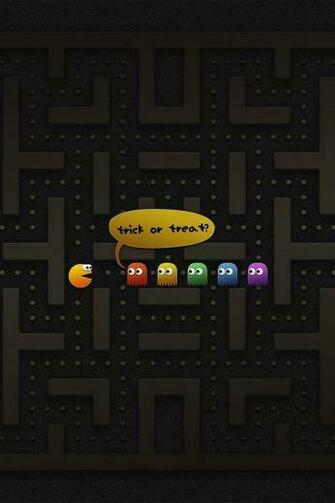 Pac Man iPhone Retina Display Wallpaper Fan Site