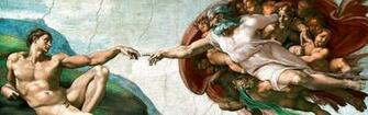 Paintings Michelangelo The Creation Of Adam Sistine Chapel
