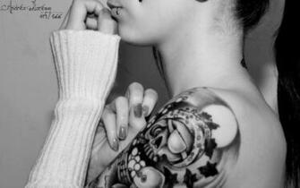 Shoulder Tattoo Girl Wallpaper And Image Pictures