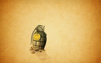 Happy Grenade Wallpaper Stock Photos