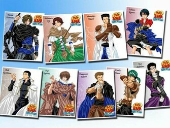 Seigaku In Weird Form Prince Of Tennis Wallpaper