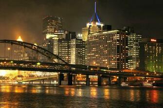Pittsburgh Skyline At Night